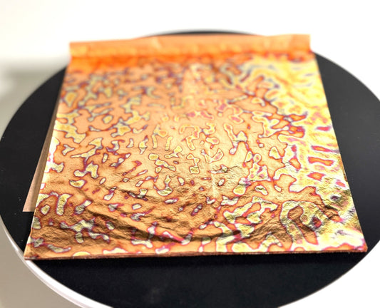 Variegated gold leaf - Red