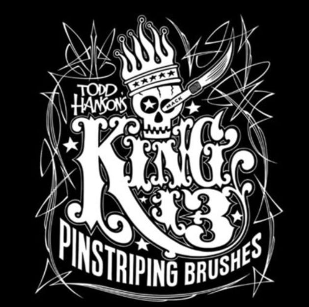 King 13 Pinstriping brushes