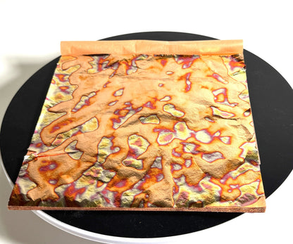 Variegated gold leaf - Red