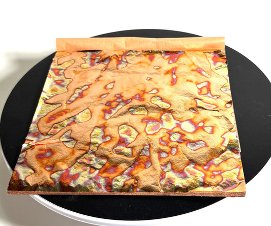 Variegated gold leaf - Red