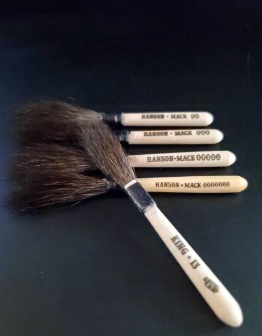 King 13 Pinstriping brushes